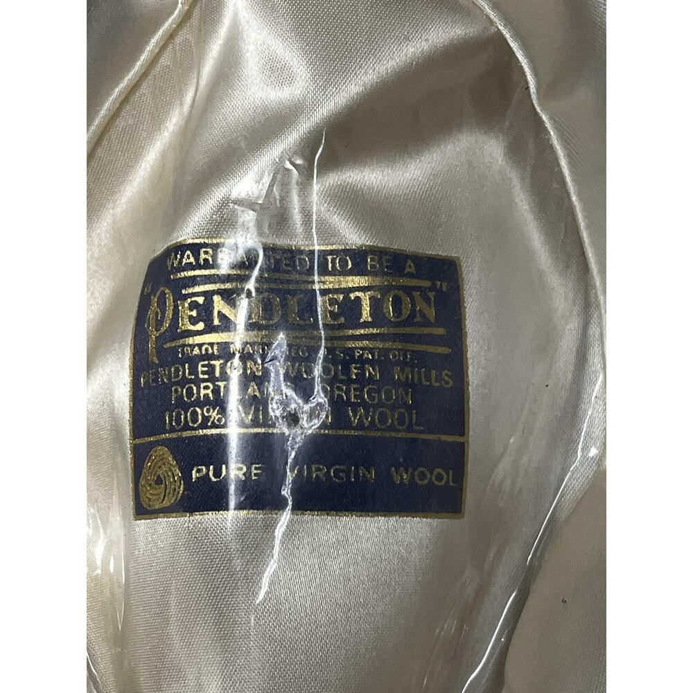 Pendleton Tan Checkered Hat With Yellow Feather - image 7